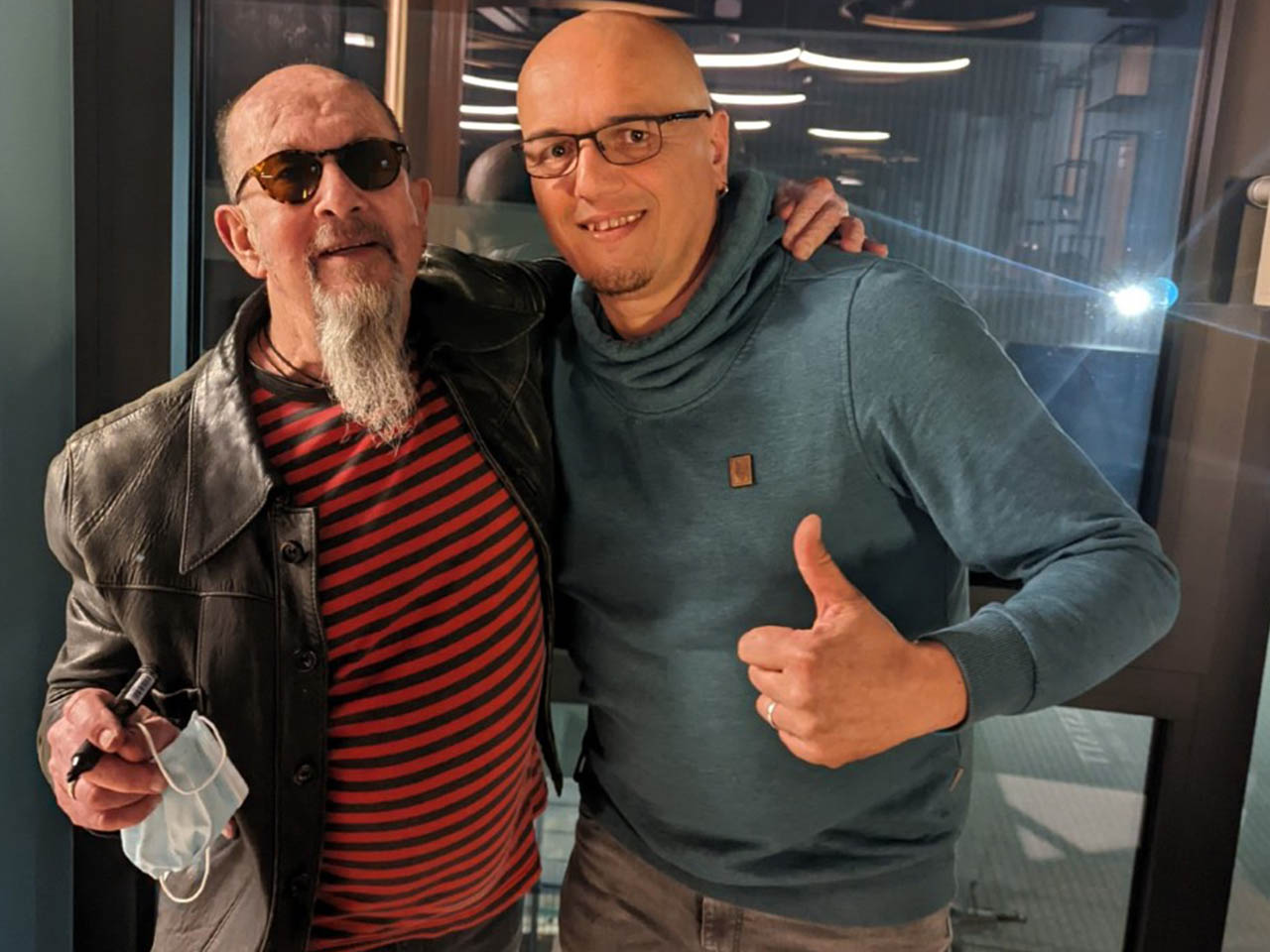 Schnappschuss mit Chris Thompson (Manfred Mann's Earth Band)